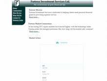Tablet Screenshot of fortressinvest.us
